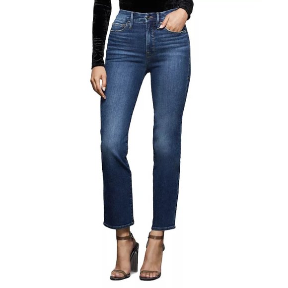 Good American Denim - Good American Good Straight Jeans in Blue358
